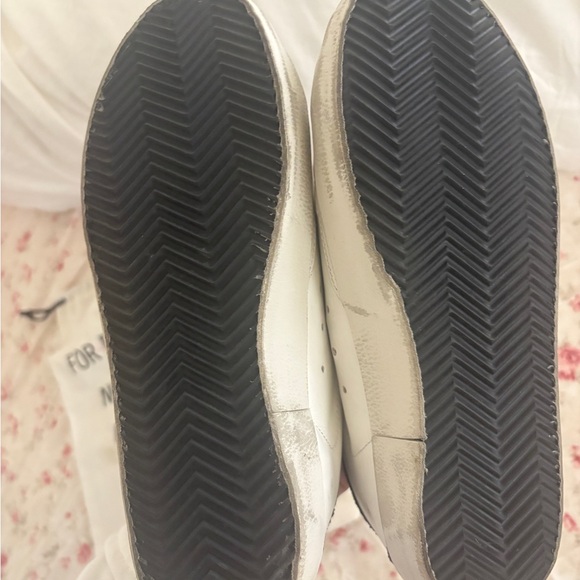  White Sneakers with Gold Star